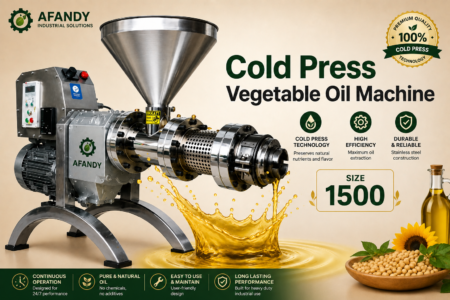 1500 cold press vegetable oil machine - AL AFANDY