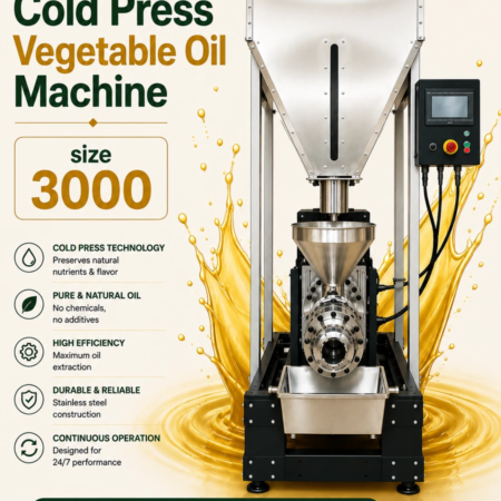 AF-3000 cold press oil machine front view - AL AFANDY