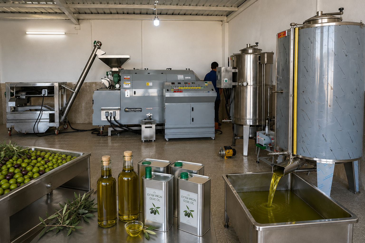 AL AFANDY olive oil production lines