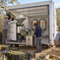 Mobile olive oil press for farm-side cold extraction – AL AFANDY