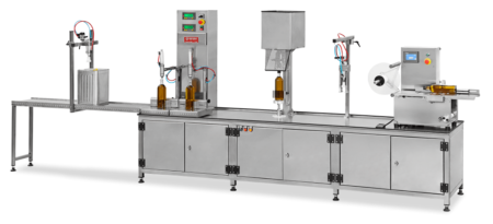 Semi-automatic olive oil filling and packaging unit - AL AFANDY